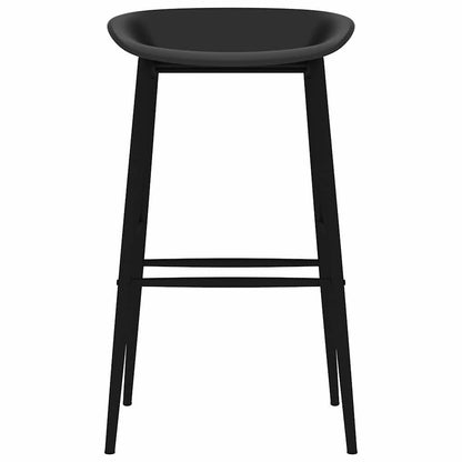 vidaXL 5 Piece Bar Set White and Black