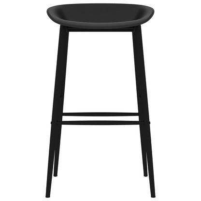 vidaXL 7 Piece Bar Set White and Black