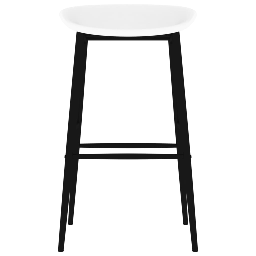 vidaXL 7 Piece Bar Set White