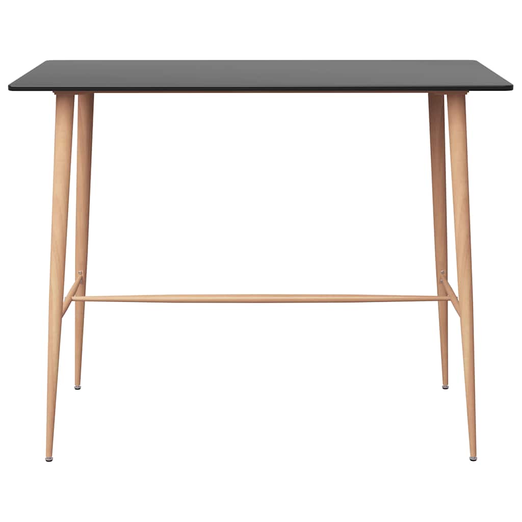 vidaXL Bar Set | Black | MDF, Metal, PP | Standard | Ergonomic | Bar Set