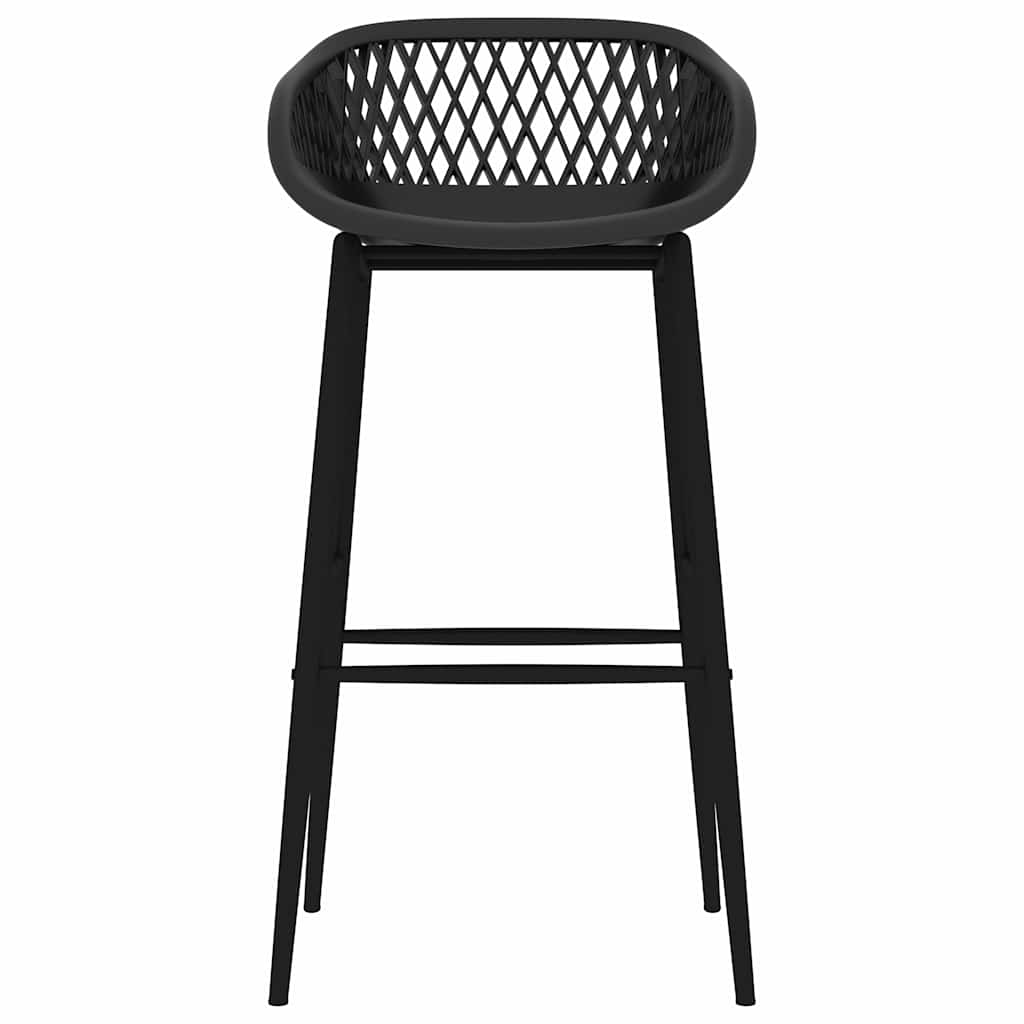 vidaXL Bar Set | Black | MDF, Metal, PP | Standard | Ergonomic | Bar Set