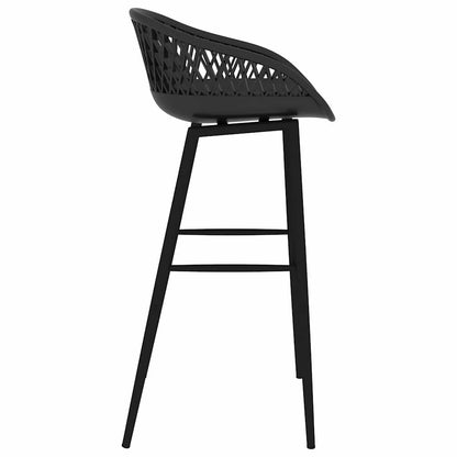 vidaXL Bar Set | Black | MDF, Metal, PP | Standard | Ergonomic | Bar Set