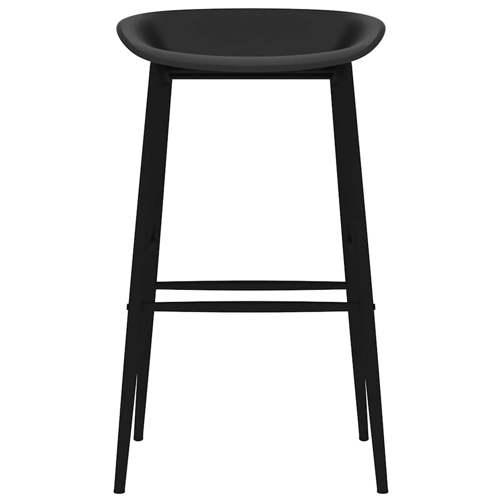 vidaXL 5 Piece Bar Set Black