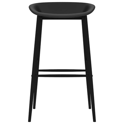 vidaXL 5 Piece Bar Set Black