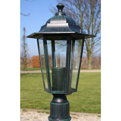 vidaXL Garden Light | Dark Green | Aluminium, Glass | Large | Garden Light