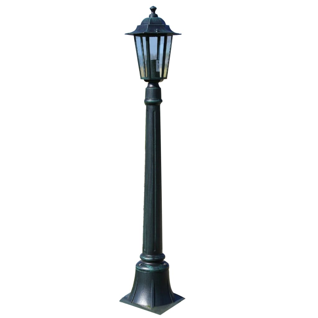 vidaXL Garden Light | Dark Green | Aluminium, Glass | Large | Garden Light