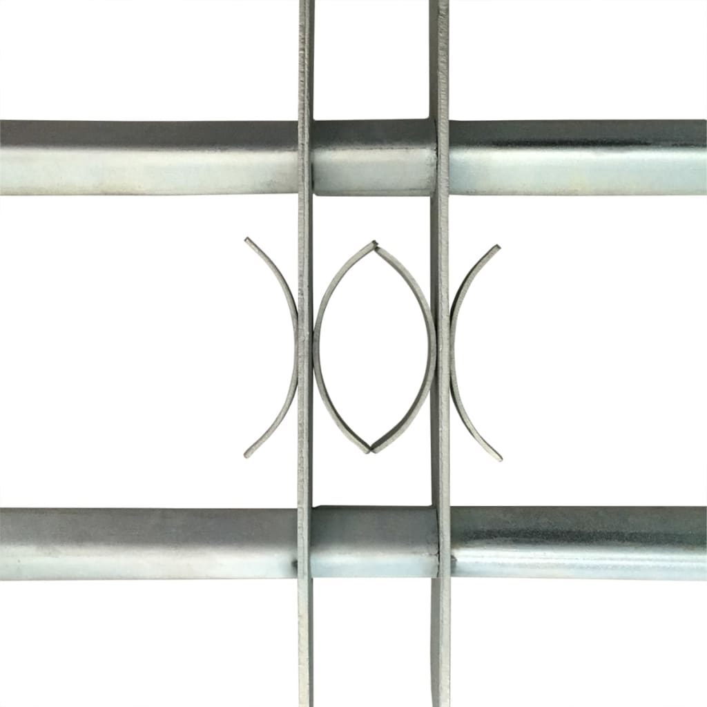 vidaXL Adjustable Security Grilles for Windows 2 pcs 1000-1500 mm