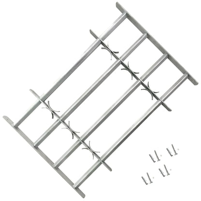 vidaXL Adjustable Security Grilles for Windows 2 pcs 1000-1500 mm