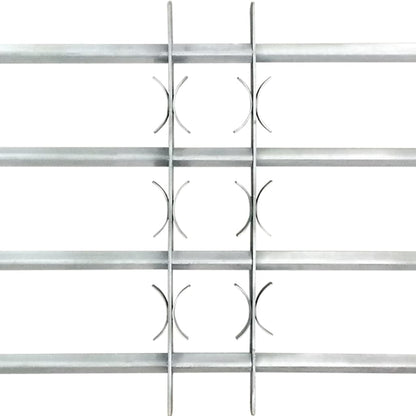 vidaXL Adjustable Security Grilles for Windows 2 pcs 1000-1500 mm