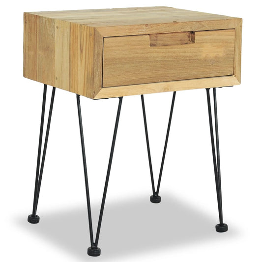 vidaXL Bedside Cabinets 2 pcs 40x30x50 cm Solid Teak