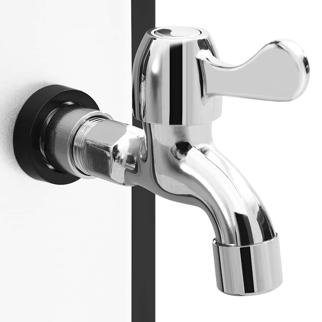 vidaXL Outdoor Solar Shower with Shower Head and Faucet 35 L