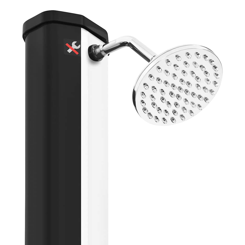vidaXL Outdoor Solar Shower with Shower Head and Faucet 35 L