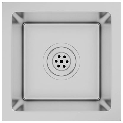 vidaXL Handmade Kitchen Sink Stainless Steel