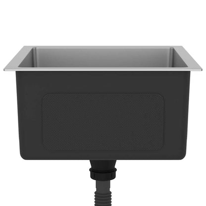 vidaXL Handmade Kitchen Sink Stainless Steel