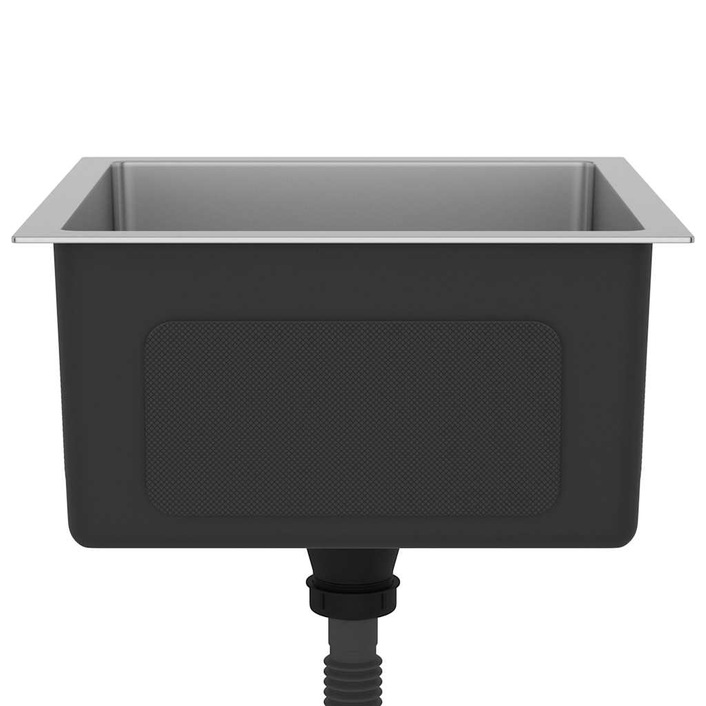 vidaXL Handmade Kitchen Sink Stainless Steel