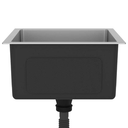 vidaXL Handmade Kitchen Sink Stainless Steel