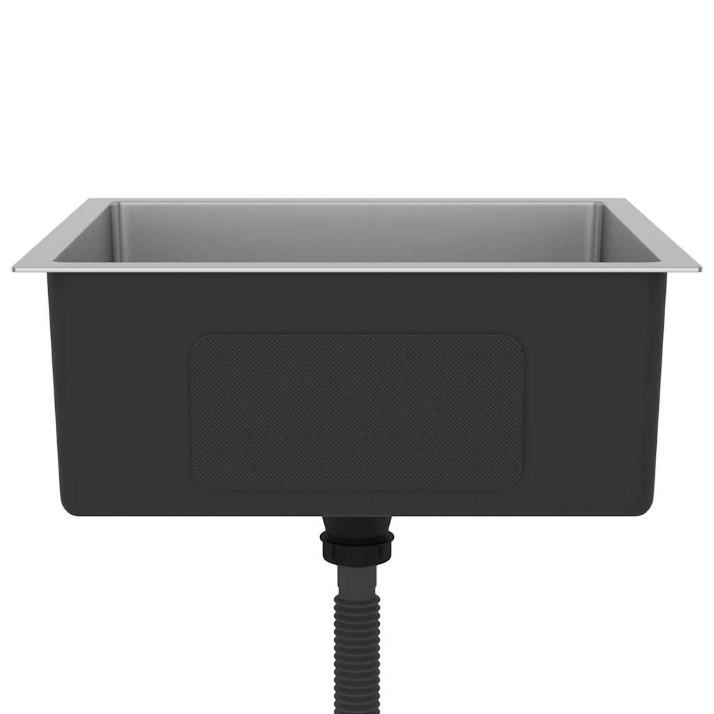 vidaXL Handmade Kitchen Sink Stainless Steel