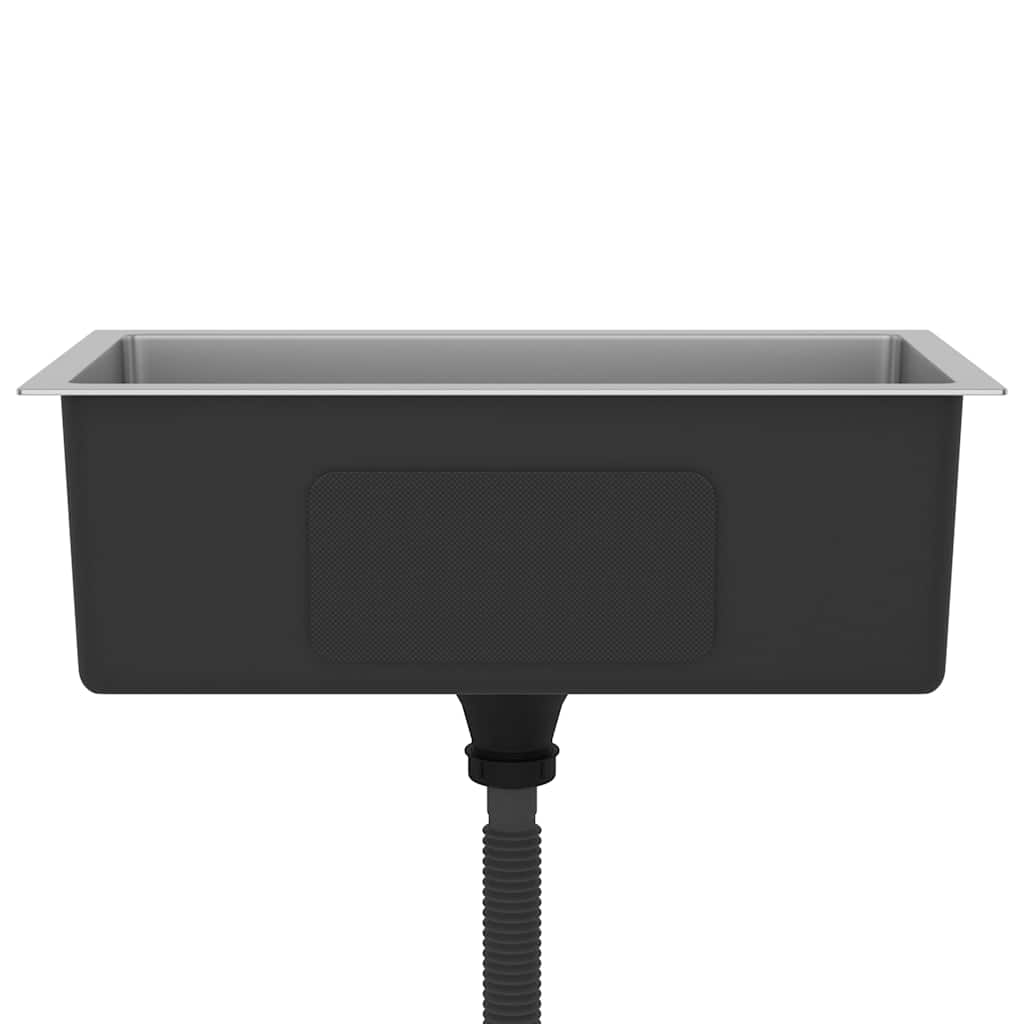 vidaXL Handmade Kitchen Sink Stainless Steel