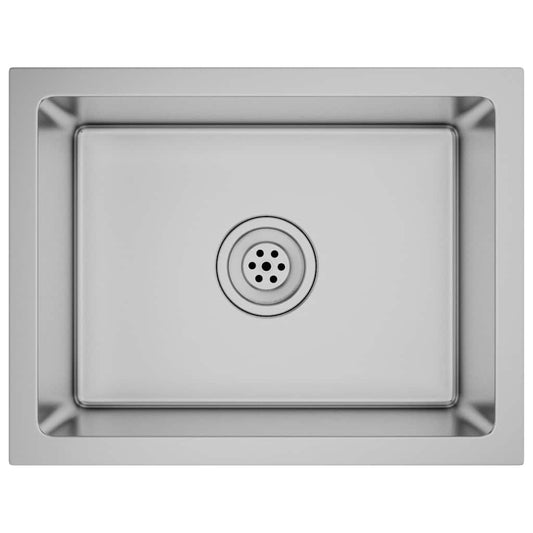 vidaXL Handmade Kitchen Sink Stainless Steel