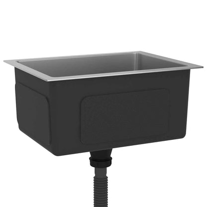 vidaXL Handmade Kitchen Sink Stainless Steel