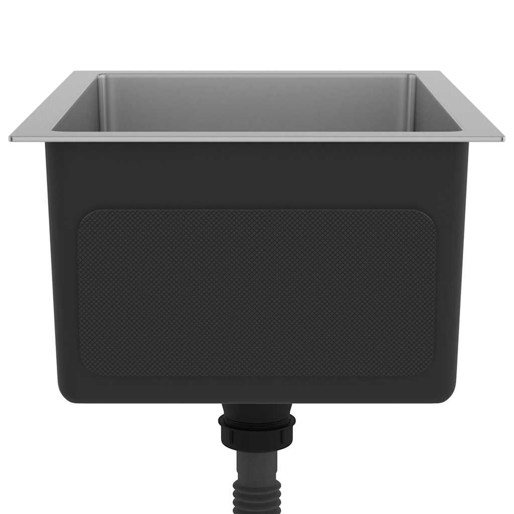 vidaXL Handmade Kitchen Sink Stainless Steel