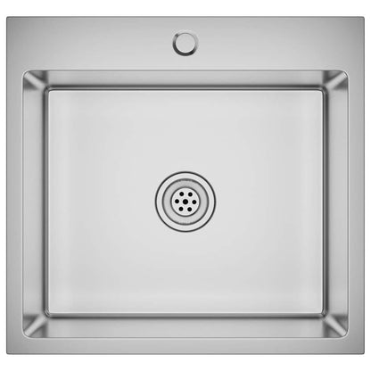 vidaXL Handmade Kitchen Sink Stainless Steel