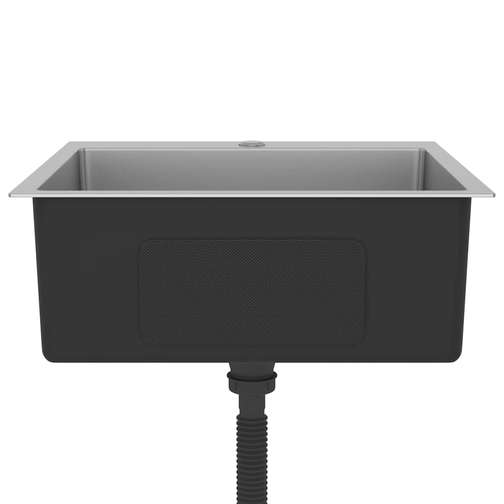 vidaXL Handmade Kitchen Sink Stainless Steel