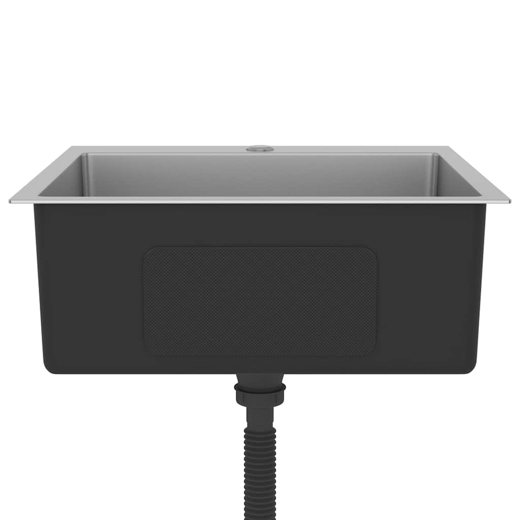 vidaXL Handmade Kitchen Sink Stainless Steel