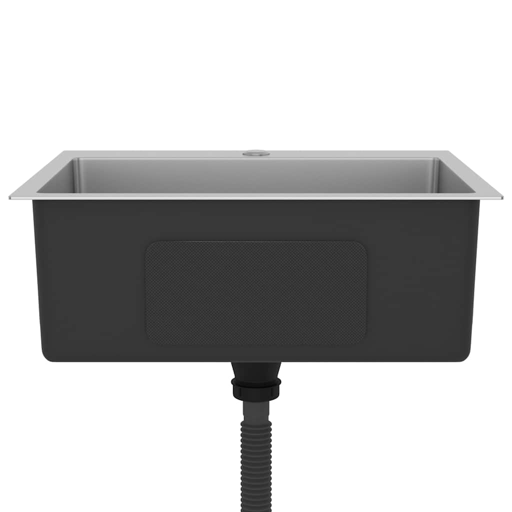 vidaXL Handmade Kitchen Sink Stainless Steel