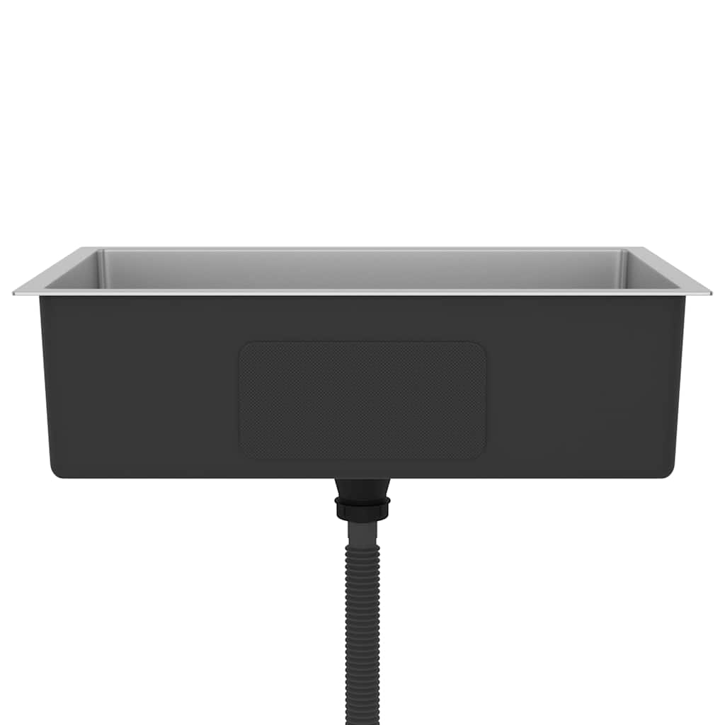 vidaXL Handmade Kitchen Sink Stainless Steel