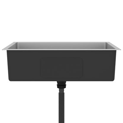 vidaXL Handmade Kitchen Sink Stainless Steel