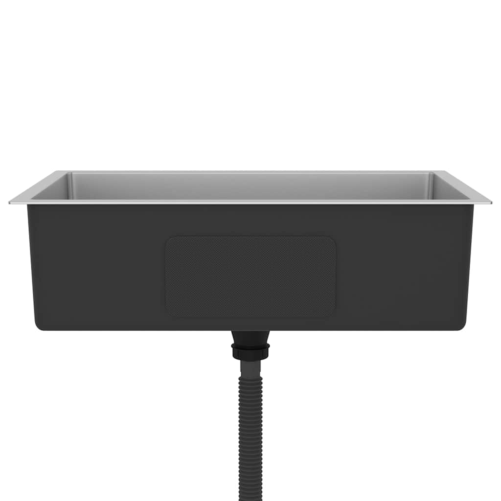 vidaXL Handmade Kitchen Sink Stainless Steel