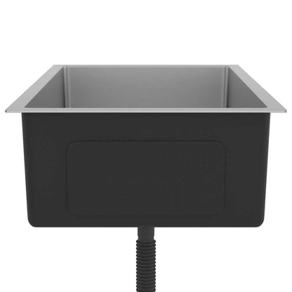 vidaXL Handmade Kitchen Sink Stainless Steel