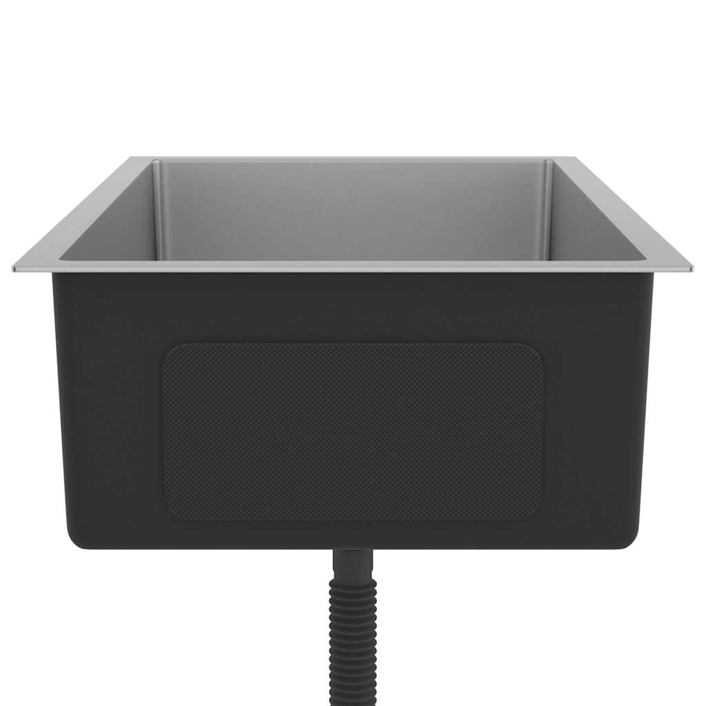 vidaXL Handmade Kitchen Sink Stainless Steel