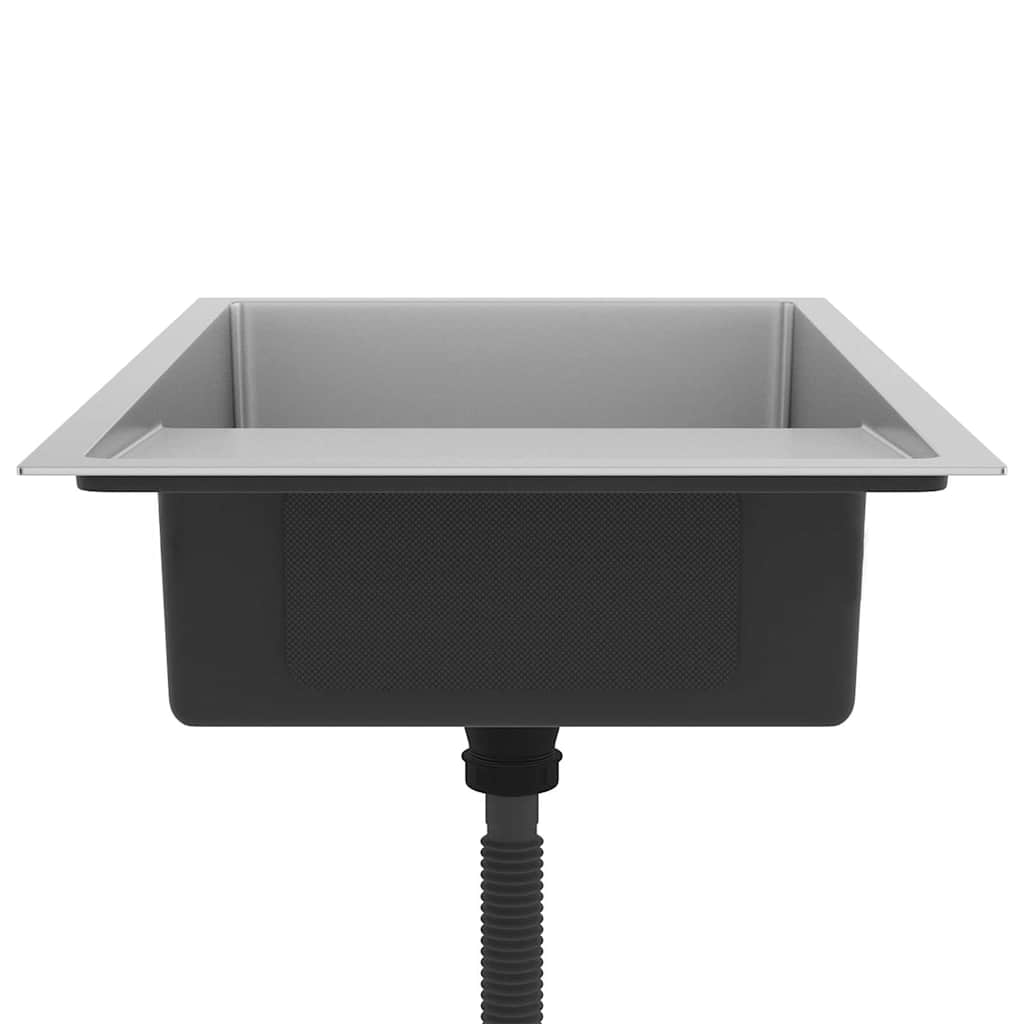 vidaXL Handmade Kitchen Sink Stainless Steel