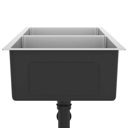 vidaXL Handmade Kitchen Sink Stainless Steel