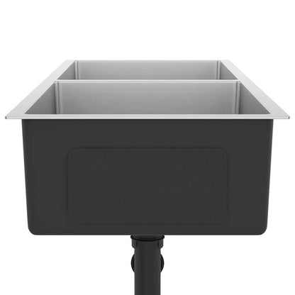 vidaXL Handmade Kitchen Sink Stainless Steel