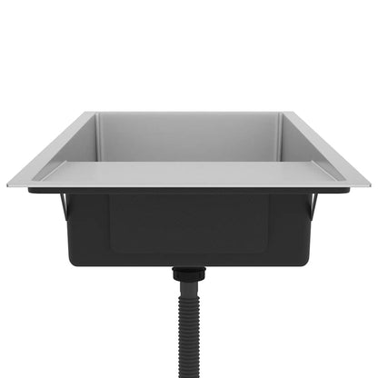 vidaXL Handmade Kitchen Sink Stainless Steel