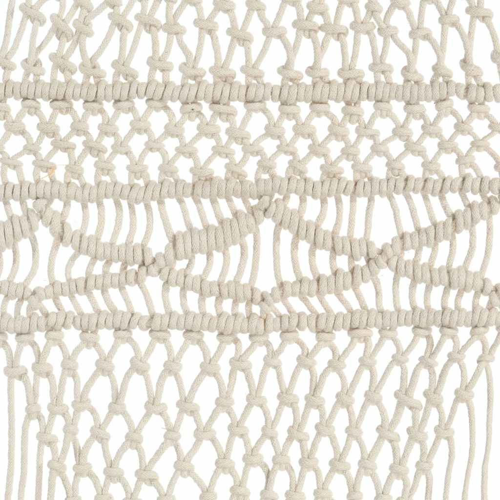 323978 vidaXL Macrame Curtain 140x240 cm Cotton