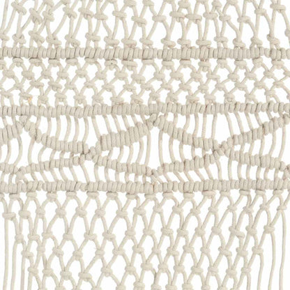 323978 vidaXL Macrame Curtain 140x240 cm Cotton