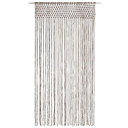 vidaXL Macrame Curtain Taupe 140x240 cm Cotton