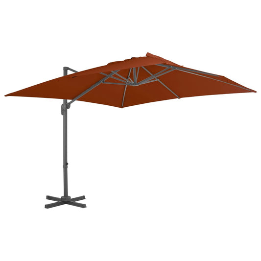 vidaXL Cantilever Garden Parasol | Terracotta