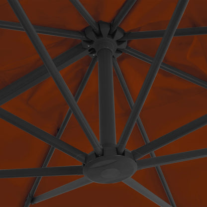 vidaXL Cantilever Garden Parasol | Terracotta