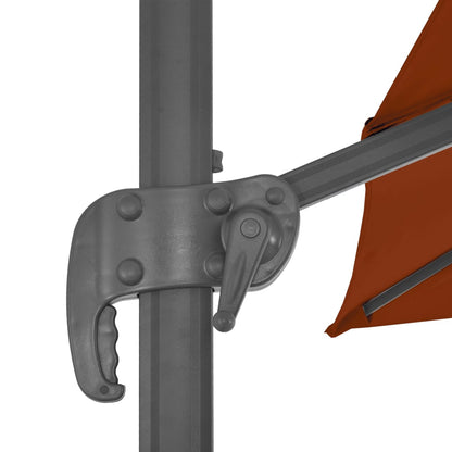 vidaXL Cantilever Garden Parasol | Terracotta