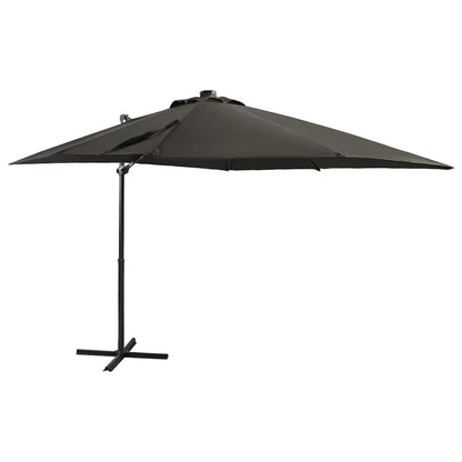vidaXL Cantilever Garden Parasol | Anthracite | Polyester fabric, aluminium pole