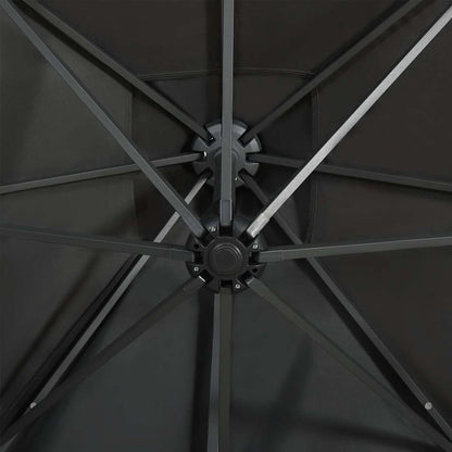 vidaXL Cantilever Garden Parasol | Anthracite | Polyester fabric, aluminium pole