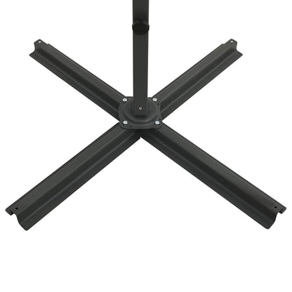 vidaXL Cantilever Garden Parasol | Anthracite | Polyester fabric, aluminium pole