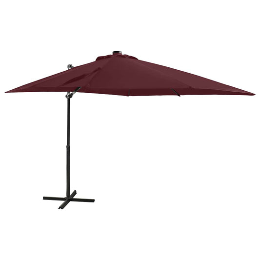 vidaXL Cantilever Garden Parasol | Bordeaux Red