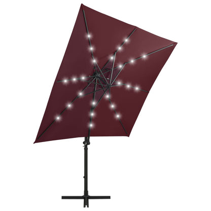 vidaXL Cantilever Garden Parasol | Bordeaux Red