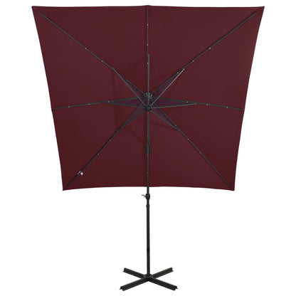 vidaXL Cantilever Garden Parasol | Bordeaux Red